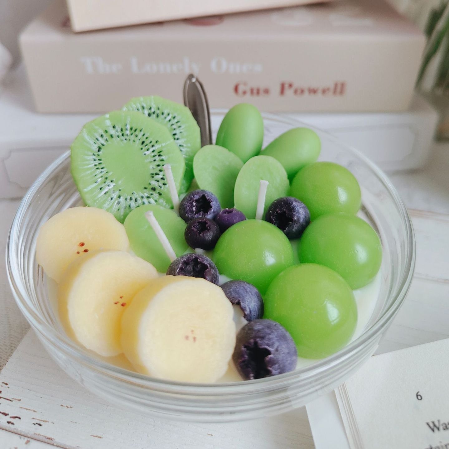 Vineyard Breeze Bowl fruit candle