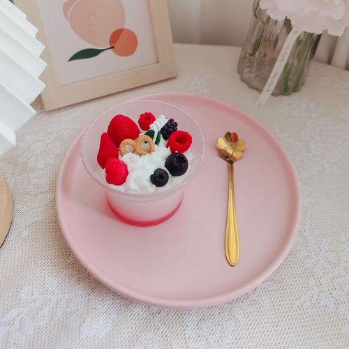 Cherry Blossom Scoop dessert candle