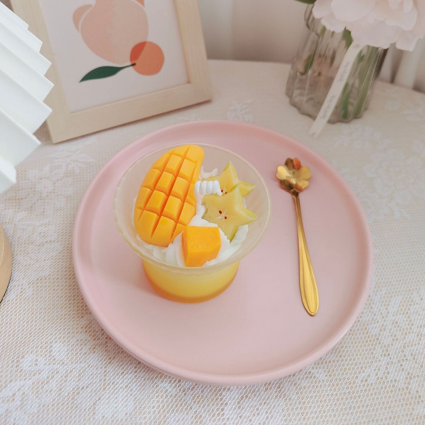 Mango Paradise Scoop dessert candle