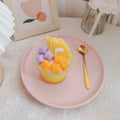 Cotton Candy Swirl dessert candle