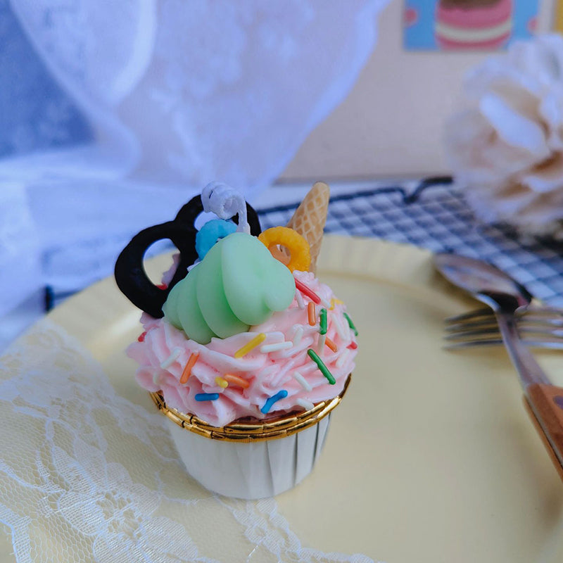 Wild Berry Cloud Cupcake dessert candle