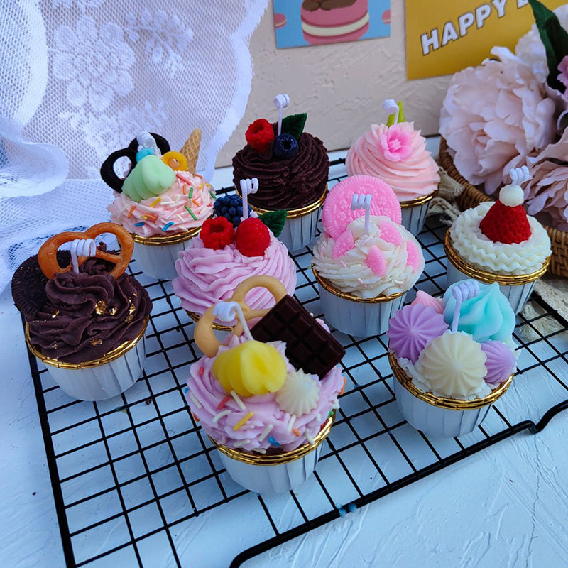 Cupcake Candles — Moana Soap dessert candles