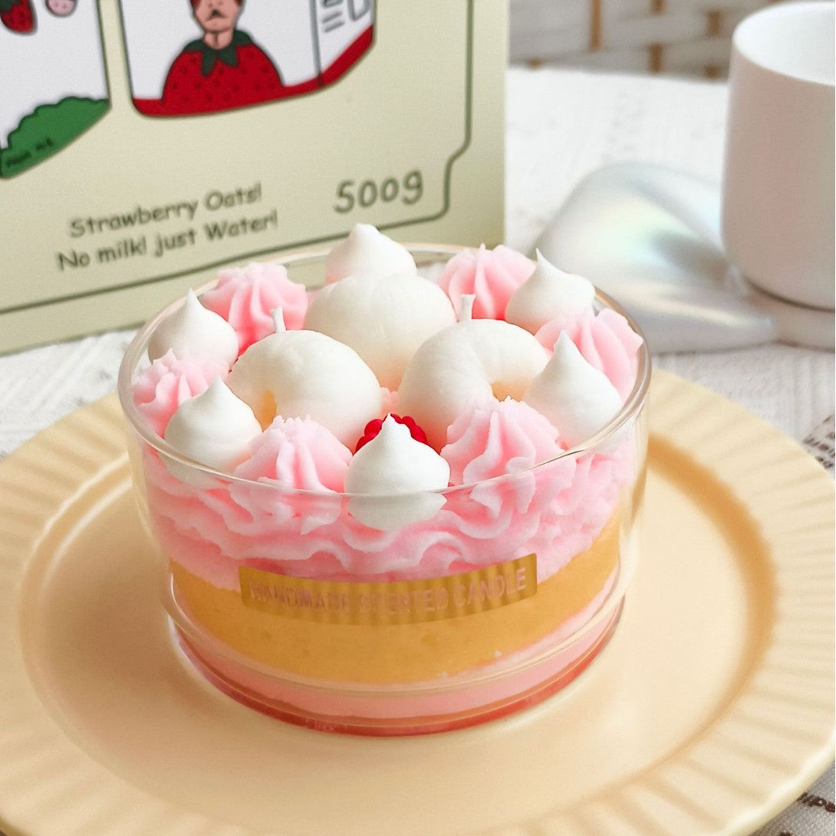 Pink Paradise Cake candle