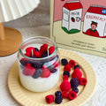 Berry Cheesecake Trifle dessert candle