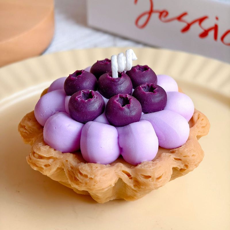 Lilac Berry Tart dessert candle