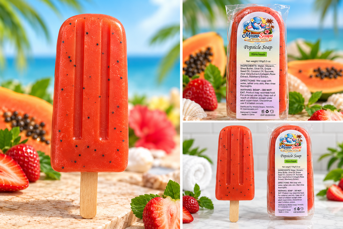 Red Popsicle Soap