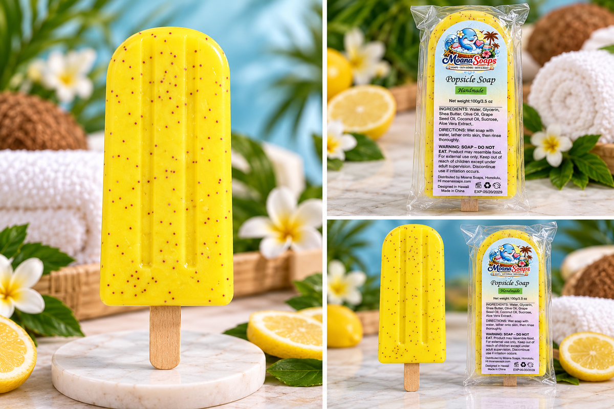 Yellow Popsicle Soap