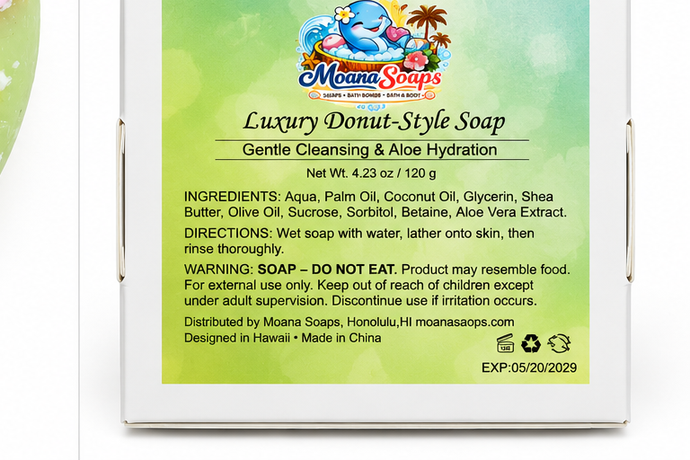 Aloe Donut Soap