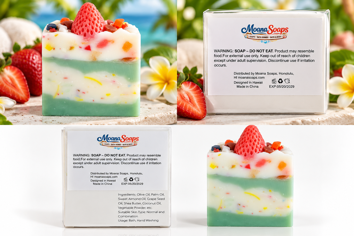 Strawberry Cake Soap