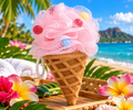Ice Cream Shower Sponge