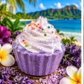 Lavender Cake Bath Salt Ball