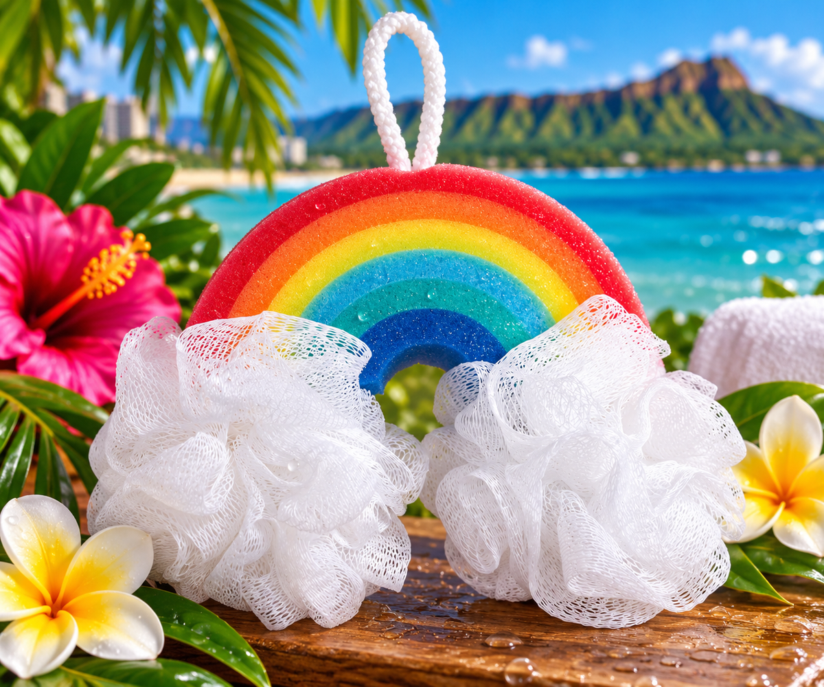 Rainbow Shower Sponge
