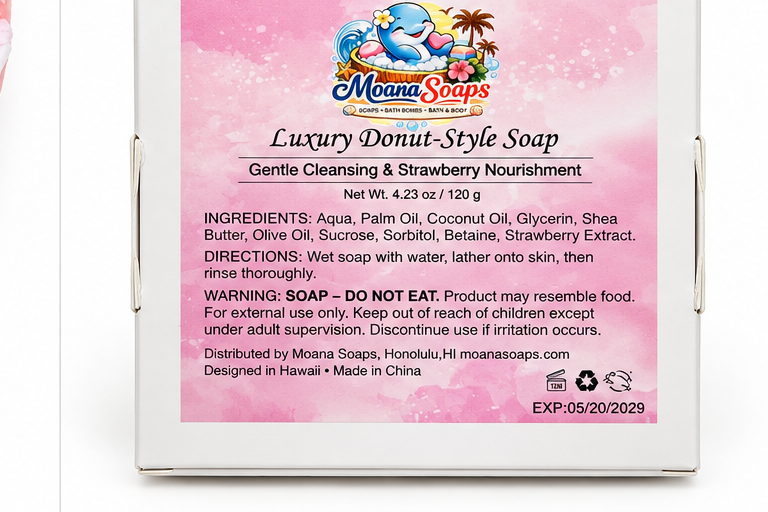 Strawberry Donut Soap