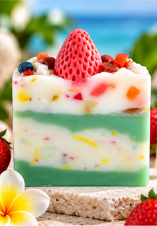 Strawberry Cake Soap